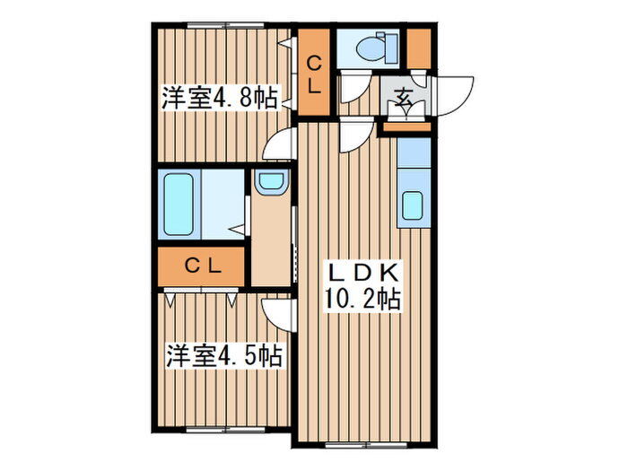 北海道札幌市東区北二十三条東１ 北２４条駅 2LDK マンション 賃貸物件詳細