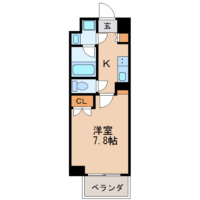 愛知県名古屋市中区葵２ 新栄町駅 1K マンション 賃貸物件詳細