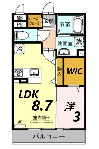 兵庫県姫路市飾磨区今在家２ 西飾磨駅 1LDK アパート 賃貸物件詳細