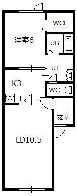 北海道旭川市大町二条１１ 旭川駅 1LDK アパート 賃貸物件詳細