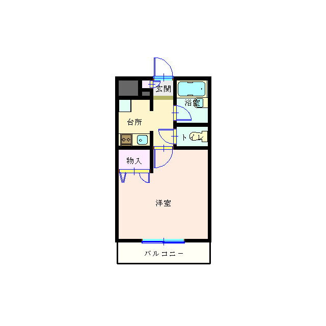 エトワール西所沢 2階 1K 賃貸物件詳細