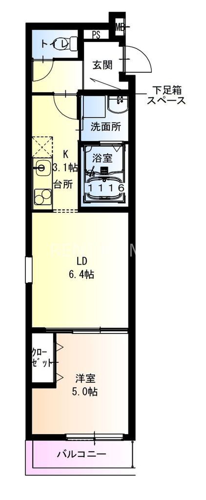 大阪府東大阪市三ノ瀬３ ＪＲ俊徳道駅 1LDK アパート 賃貸物件詳細