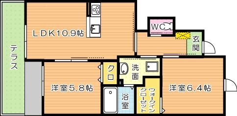 福岡県北九州市八幡西区本城４ 二島駅 2LDK アパート 賃貸物件詳細