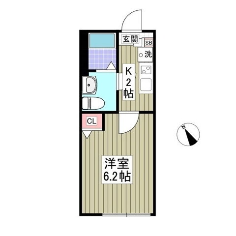 神奈川県川崎市多摩区生田４ 生田駅 1K アパート 賃貸物件詳細