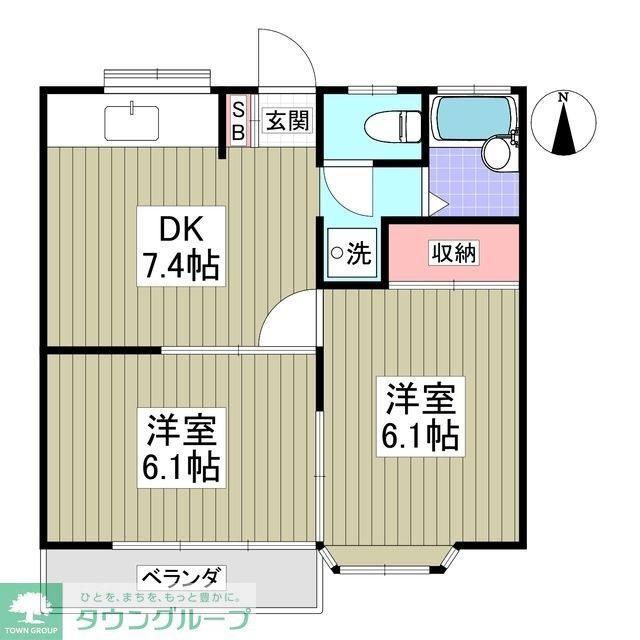 神奈川県川崎市高津区久末 高田駅 2DK アパート 賃貸物件詳細