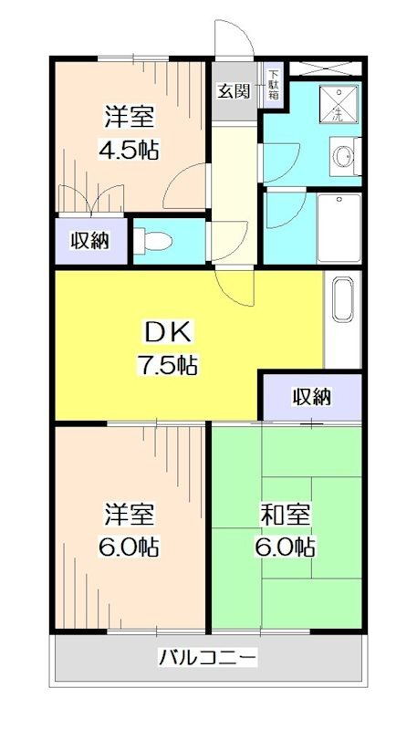 埼玉県所沢市小手指台 小手指駅 3DK マンション 賃貸物件詳細