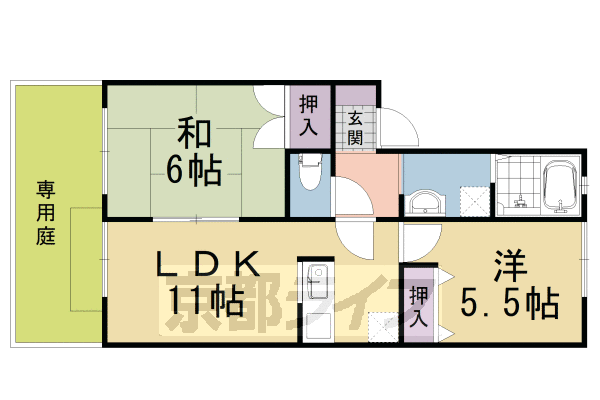 京都府乙訓郡大山崎町字円明寺 西山天王山駅 2LDK アパート 賃貸物件詳細