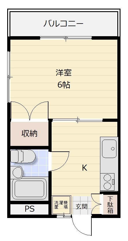 神奈川県横浜市青葉区市ケ尾町 市が尾駅 1K アパート 賃貸物件詳細