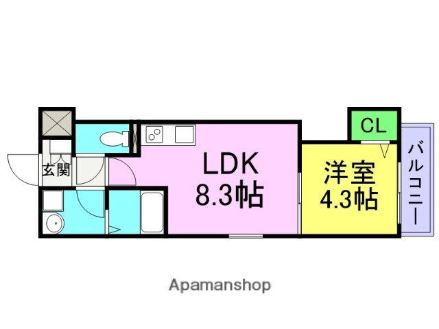 兵庫県尼崎市南武庫之荘３ 武庫之荘駅 1LDK アパート 賃貸物件詳細