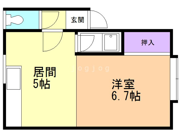 ゆかりコーポラス 1階 1DK 賃貸物件詳細