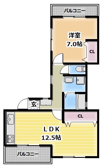 群馬県高崎市上大類町 高崎問屋町駅 1LDK マンション 賃貸物件詳細