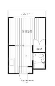 神奈川県横浜市神奈川区西寺尾１ 妙蓮寺駅 1K アパート 賃貸物件詳細