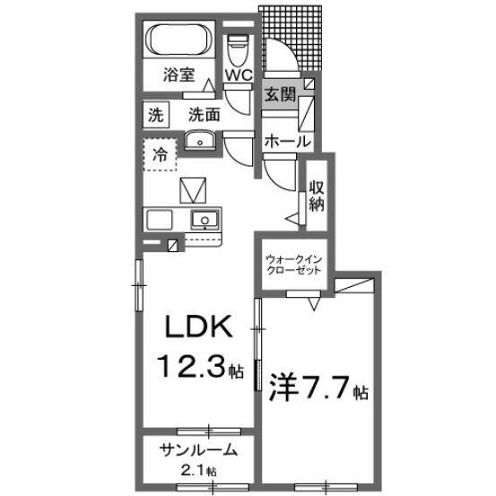 埼玉県熊谷市柿沼 石原駅 1LDK アパート 賃貸物件詳細
