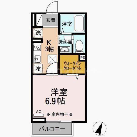 東京都江戸川区篠崎町７ 篠崎駅 1K アパート 賃貸物件詳細