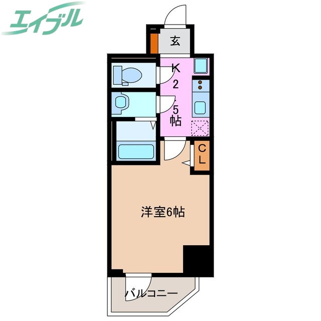 三重県四日市市諏訪町 近鉄四日市駅 1K マンション 賃貸物件詳細