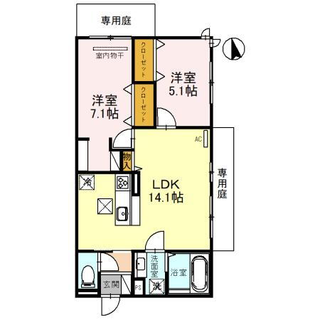 兵庫県尼崎市東難波町５ 尼崎駅 2LDK アパート 賃貸物件詳細