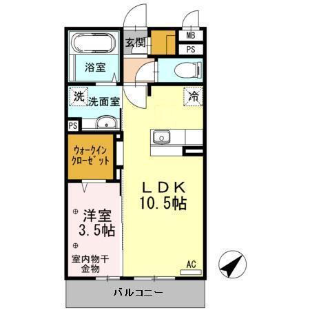 長野県佐久市岩村田北１ 佐久平駅 1LDK アパート 賃貸物件詳細