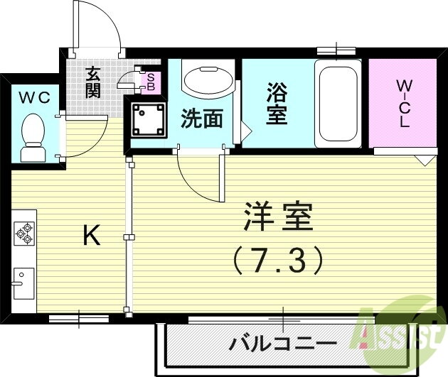 兵庫県神戸市西区押部谷町西盛 押部谷駅 1K アパート 賃貸物件詳細