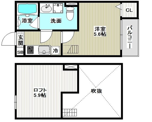 千葉県千葉市中央区亀岡町 県庁前駅 1K アパート 賃貸物件詳細
