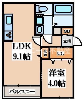 大阪府東大阪市中小阪２ 八戸ノ里駅 1LDK アパート 賃貸物件詳細