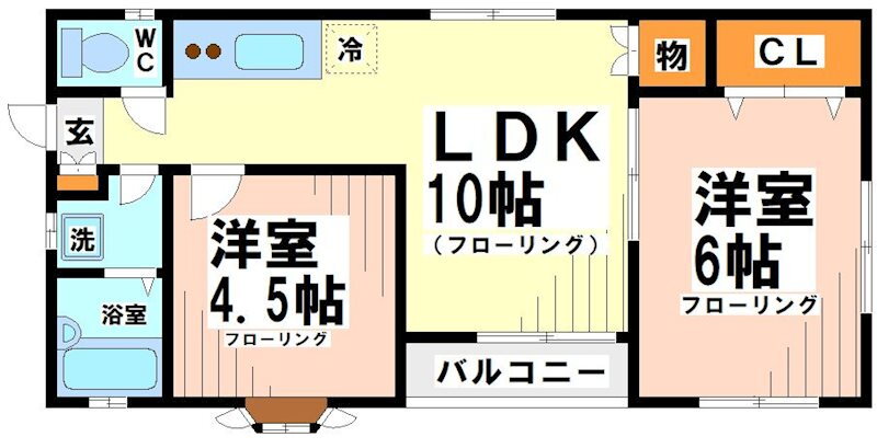 東京都調布市入間町１ 仙川駅 2LDK アパート 賃貸物件詳細