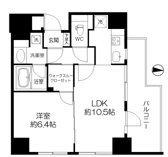 東京都墨田区両国３ 両国駅 1LDK マンション 賃貸物件詳細