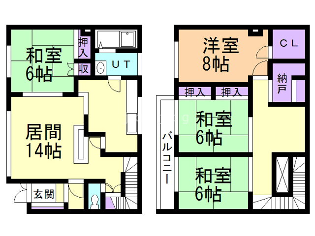 北海道札幌市南区澄川五条５ 自衛隊前駅 4LDK 一戸建て 賃貸物件詳細