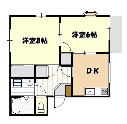 埼玉県比企郡嵐山町大字志賀 武蔵嵐山駅 2K アパート 賃貸物件詳細