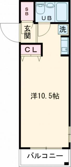ＫＪビル 3階 ワンルーム 賃貸物件詳細