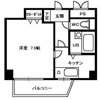 エクシード１ 4階 1K 賃貸物件詳細