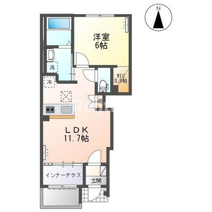 愛知県一宮市小信中島字東鵯平 奥町駅 1LDK アパート 賃貸物件詳細