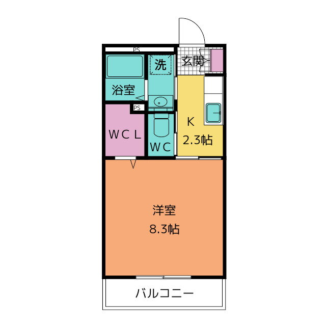 愛知県名古屋市熱田区玉の井町 熱田神宮西駅 1K アパート 賃貸物件詳細