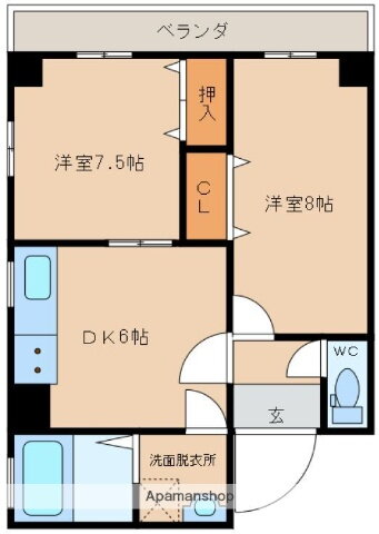 宮崎県宮崎市清武町新町２ 清武駅 2DK マンション 賃貸物件詳細