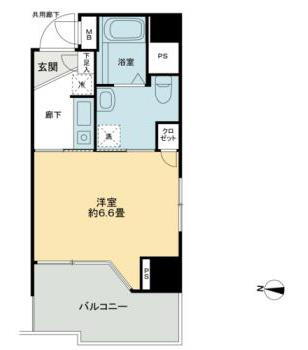 スタジオスクエア住吉 02階 1K 賃貸物件詳細