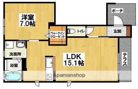 大阪府泉大津市清水町 泉大津駅 1LDK アパート 賃貸物件詳細