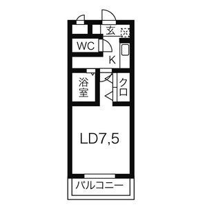 Ａ・Ｃｉｔｙ熊味ＩＩ 1階 1K 賃貸物件詳細