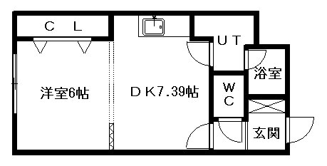 北海道札幌市北区北十九条西４ 北１８条駅 1DK マンション 賃貸物件詳細