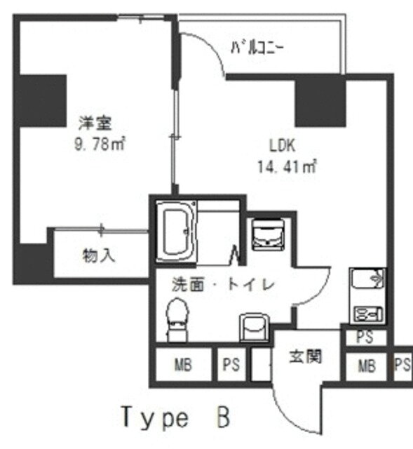 グレースヒル曙 5階 1LDK 賃貸物件詳細