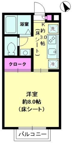 神奈川県海老名市下今泉１ 海老名駅 1K アパート 賃貸物件詳細