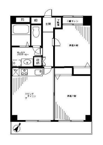 東京都世田谷区池尻２ 池尻大橋駅 2LDK マンション 賃貸物件詳細