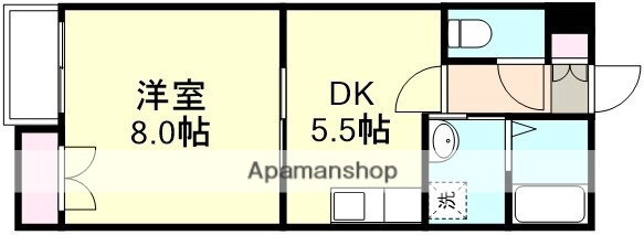 岡山県倉敷市下庄 中庄駅 1DK アパート 賃貸物件詳細