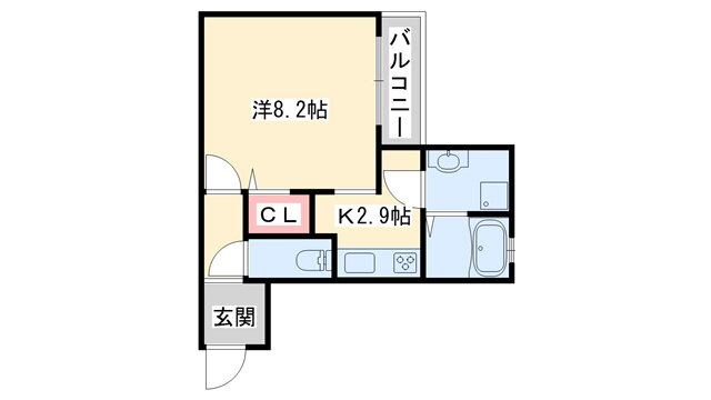 大阪府高槻市栄町４ 富田駅 1K アパート 賃貸物件詳細