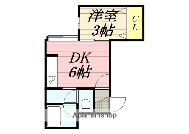 北海道札幌市東区北十四条東１０ 東区役所前駅 1DK アパート 賃貸物件詳細