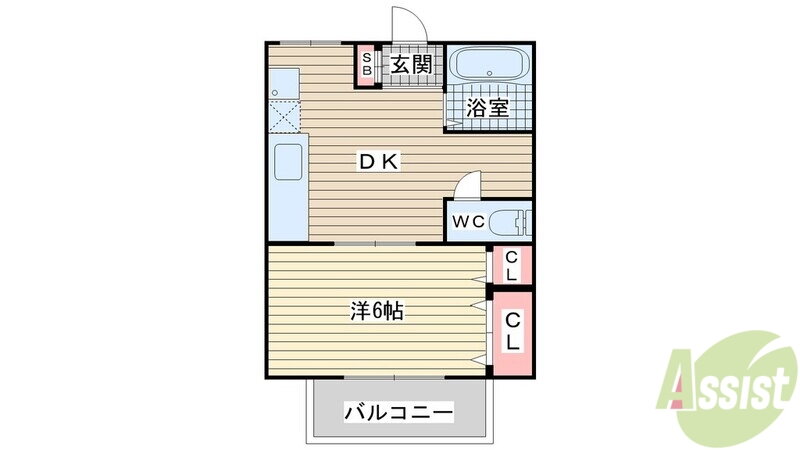 兵庫県神戸市須磨区桜木町１ 須磨寺駅 1DK アパート 賃貸物件詳細