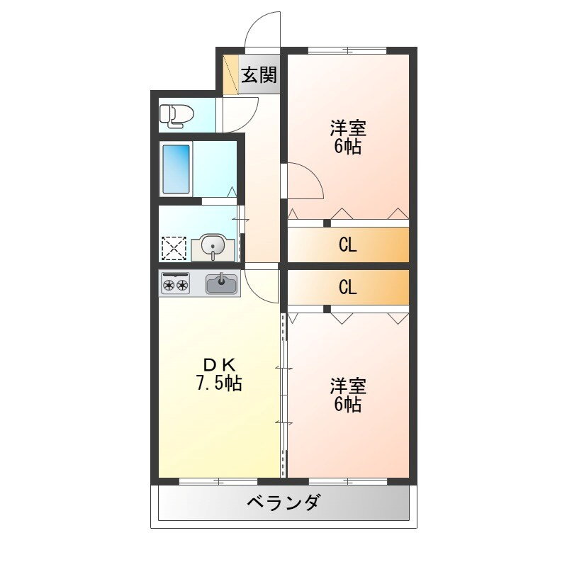 栃木県鹿沼市中田町 新鹿沼駅 2DK マンション 賃貸物件詳細