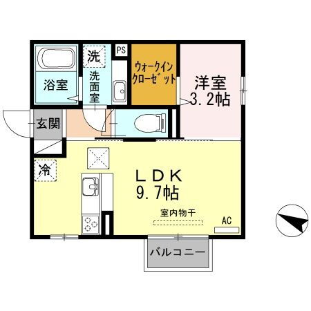 新潟県新潟市東区中山５ 新潟駅 1LDK アパート 賃貸物件詳細