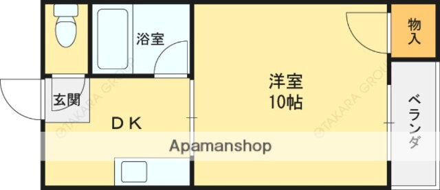 エミネントダイキ 1階 1K 賃貸物件詳細