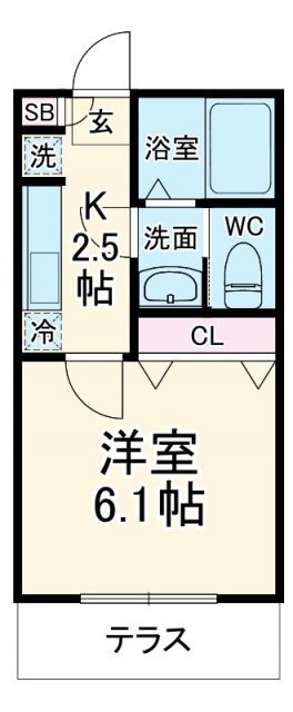 神奈川県横浜市旭区本宿町 鶴ケ峰駅 1K アパート 賃貸物件詳細