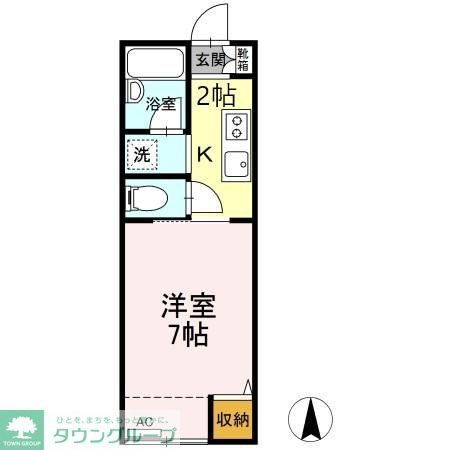 東京都小金井市前原町３ 武蔵小金井駅 1K アパート 賃貸物件詳細