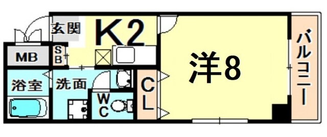 兵庫県尼崎市開明町２ 尼崎駅 1K マンション 賃貸物件詳細